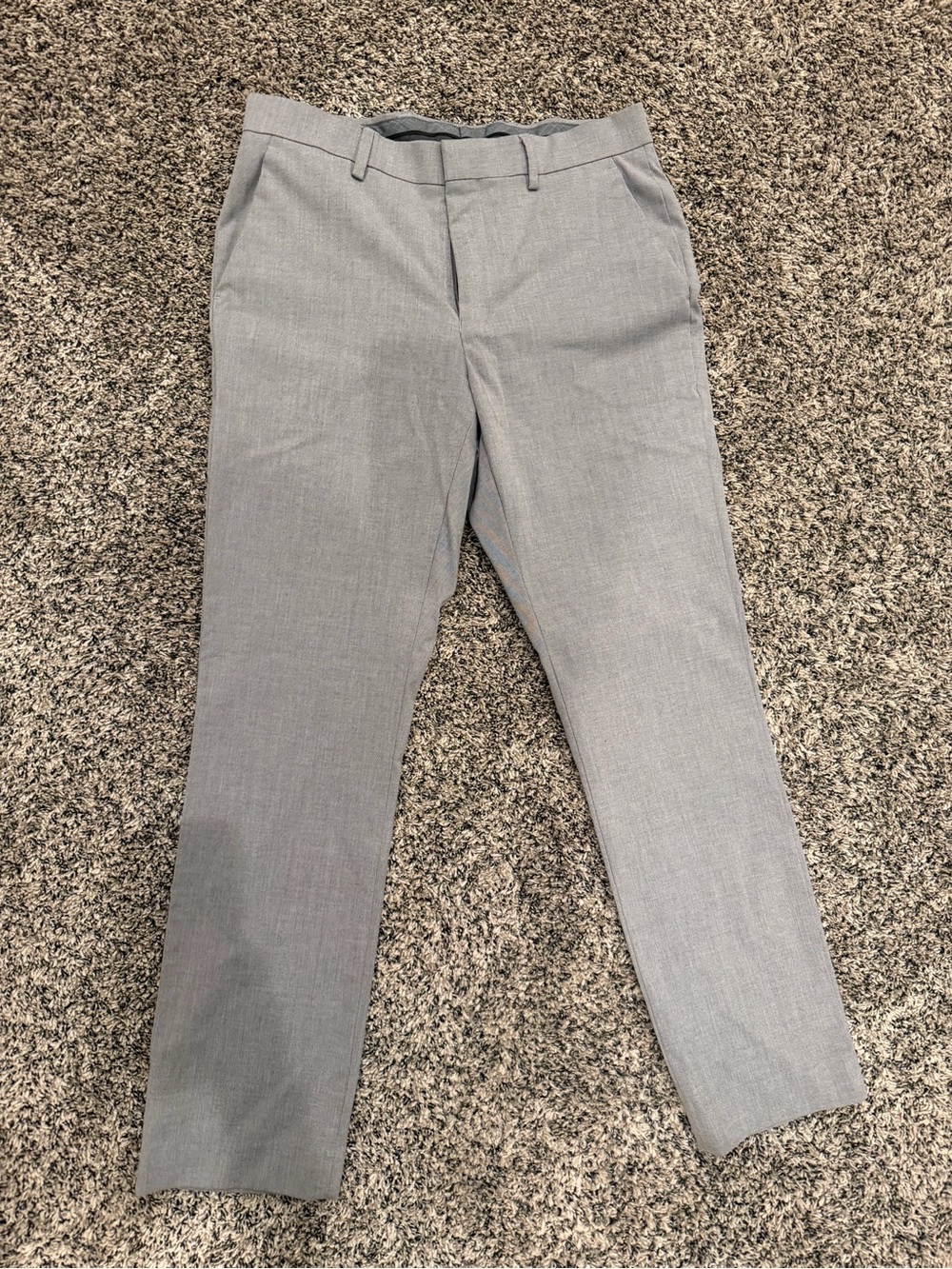 Murano Light Gray Men's Dress Pants - Classic Straight Fit